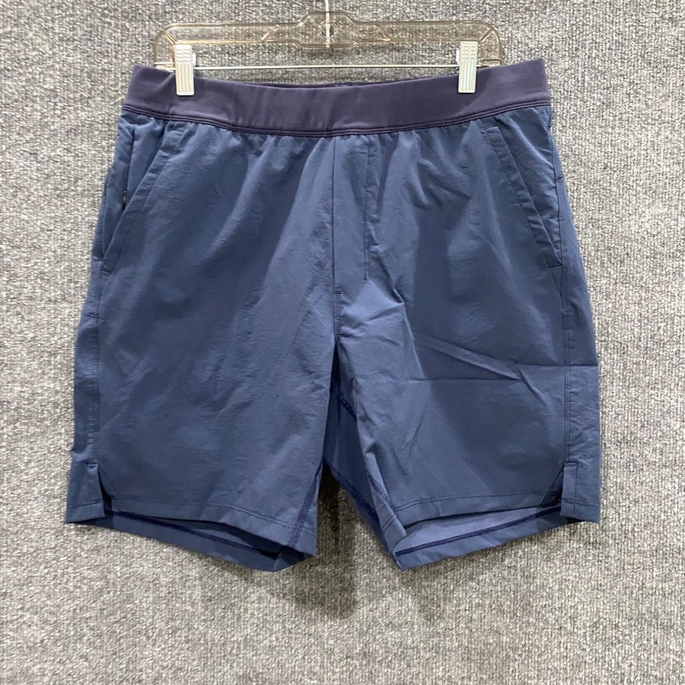 Public Rec Flex Short Lined Mens 34 Navy Blue Athletic Gym Shorts NWT 7in Inseam